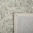 thumbnail image 5 of SAFAVIEH Abstract Brock Geometric Area Rug, Green/Ivory, 10' x 10' Square, 5 of 9