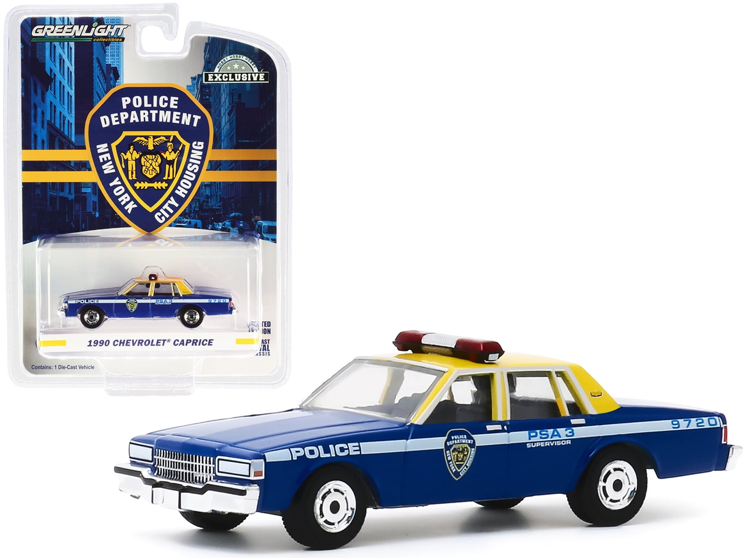 1990 Chevrolet Caprice "Supervisor" Blue and Yellow "New York City