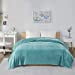 thumbnail image 3 of Intelligent Design Couverture en Peluche Microlight Surdimensionnée, Full/queen, Aqua, 3 of 5