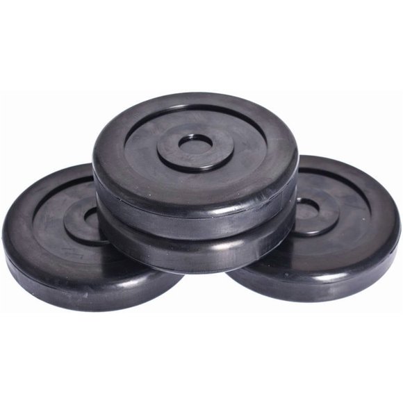 ZOUSSIQI Round Rubber Arm Pads Replacement for BendPak Lift Danmar Lift Set of 4 Black CA919-64553