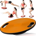 thumbnail image 1 of Beauty Tools Board Wobble Board With Handles Trainer Diameter 40 Cm Max. 150 Kg Fitness Pad Strengthening Coordination Stability Training Platform Coordination Training, 1 of 9
