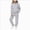 PP43-Light Gray, variant on 6-7 Years Child Boys Girls Pajamas Pjs Sets Kids 2pcs Long-Sleeve Snug fit Home Pajama Set