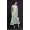 thumbnail image 4 of Bimba Bird Printed Women Backless Halter Neck Summer Holiday BeachDress-XX-Large, 4 of 6