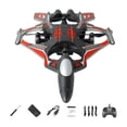 thumbnail image 1 of Avión de control remoto ligero y fácil de controlar, avión RC, juguete de planeo para exteriores rojo 1 Batería, 1 of 9