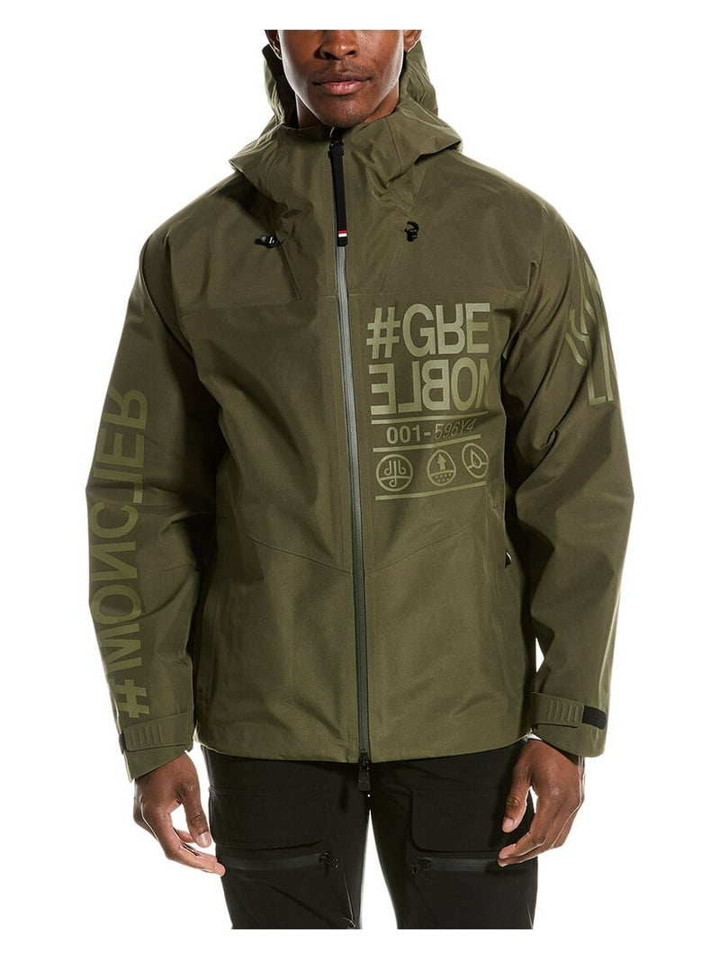 Moncler mens Fel Jacket, 2, Green - Walmart.com