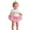 t#596White32017, variant on CAIVO Kids Girls Birthday Party Outfit Sets O-Neck Short Sleeve Romper Dress With Hair Cute Toddler Celebration Comfort Clothing Sets