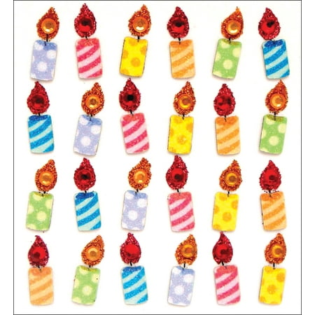 Jolee's Mini Repeats Stickers, Birthday Candles