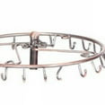 thumbnail image 3 of Expositor giratorio para joyas con revestimiento de bronce y arte de hierro, organizador de pulseras y bufandas., 3 of 8