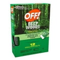 thumbnail image 2 of Off Deep Woods Insect Repellent Wipes 12 Towelettes - 2 Pack, 2 of 4