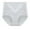 Gray, variant on Womens Cotton Brief Underwear 100% Cotton Underwear High Waisted Briefs Soft Stretch Full Coverage Panties for Women L-XXL