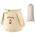 thumbnail image 3 of Cubo plegable Yuyangstore lavabo portátil para baño de pies blanco, 3 of 8