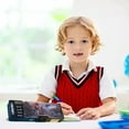 thumbnail image 5 of Estuche para lápices para niños, estuche organizador de papelería multifuncional con calculadora y lápiz, artículos lindos para niños, 5 of 5