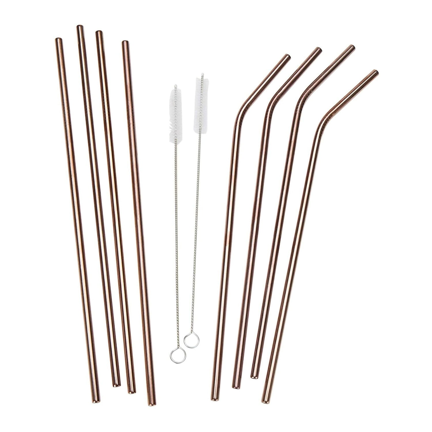 Stainless Steel Reusable Straws 8 Pack 