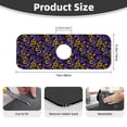 thumbnail image 2 of Sikiie Golden Snake And Purple Rose Splash Guard for Sink Faucet-1 PC Super Absorbent Fast Drying Mat Sink Gadgets-Splash Guard for Kitchen, Sink Mat, 2 of 7