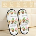 thumbnail image 2 of Sigee Cactus Gnome for Cozy Furry Slippers Super Soft Indoor and Outdoor Use, Non-Slip Sole Slip On House Slippers-Large, 2 of 8