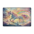 thumbnail image 7 of Non-Slip Area Rug 72"x48" Indoor Washable Floor Mats Carpet Printed for Living Room, Bedroom, Home Decor Beautiful Unicorn, 7 of 7