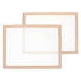 thumbnail image 1 of LOLIPPYY 2pcs Diy Paper Making Frame Wooden Paper Mould For Family Bonding Activities, 1 of 8