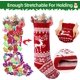 thumbnail image 4 of Juego de 2 medias navideñas, calcetines navideños grandes, bolsa de regalo para colgar en el árbol de Navidad, decoración para chimenea y árbol, 4 of 5