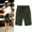 Army Green, variant on Vivianyo HD Shorts for Women Summer Clearance Women's Summer Elastic Waist Drawstring Side Pocket Solid Color Short Pants 5/4