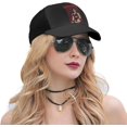 thumbnail image 5 of Rhea and Ripley Baseball Cap Trucker Hats Hip Hop Adjustable Hat Snapback Cap Unisex Dad Hat Black, 5 of 5