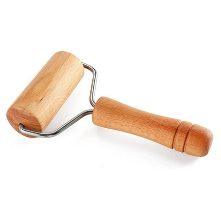 

Wooden Rolling Pin Push Dough Roller Fondant Cookie Pizza Kitchen Baking Tool