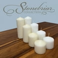 thumbnail image 6 of Stonebriar Collection Unscented White Pillar Candle, 6-Pack, 3" x 6", 65-Hour Burn Time, 6 of 13