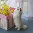 thumbnail image 4 of Juguetes realistas para gatos, linda muñeca de gato, juguete de peluche, juguete de peluche, juego de animales, favores de fiesta para la decoración SM SunniMix Juguetes de simulación, 4 of 8