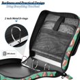 thumbnail image 4 of FORMRS Zipper Binder with Shoulder Strap 2-inch Ring 500 Sheet Capacity File Bag, Brown American Footballs, 4 of 5