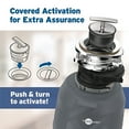 thumbnail image 3 of InSinkErator Evolution Advanced Series Cover Control Batch Feed Garbage Disposal in Black - 80023-ISE, 3 of 10