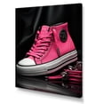 thumbnail image 2 of Designart "Stylish Pink Sneakers Obsession I" Fashion Canvas Print, 2 of 5