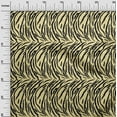thumbnail image 2 of oneOone Cotton Poplin Pale Yellow Fabric Tiger Animal Skin Quilting Supplies Print Sewing Fabric By The Yard 42 Inch Wide, 2 of 4