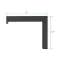 thumbnail image 2 of WALI Universal Projector Screen Ceiling Mount, Wall Hanging Mount L-Brackets, 6 inch Adjustable Extension with Hook Kit, Perfect Projector Screen Placement Hold up to 66 lbs (PSM001-B), Black, 2 of 6