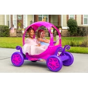 Dynacraft Disney Princess 24V Carriage, Pink, Remote Control, 2 Seats, Ages 3+, 1 Count