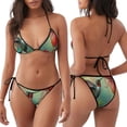 thumbnail image 3 of Balery Hummingbird Floral Paradise Pijama Estampado Bikini de Dos Piezas para Mujer - Conjunto de Bikini Ajustable Sexy y Cómodo para Playa, 3 of 5