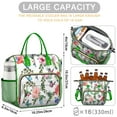 thumbnail image 5 of Pioneer Flower Floral Print Pattern Womens Lunch Box for Work,Insulated Large Lunch Bag for Tween and Teen,Loncheras Para Mujer,Leakproof Adult Lunch Bag for Work,Beach,Travel,Picnic,Camping, 5 of 7
