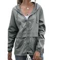 thumbnail image 4 of Lightweight Waterproof Raincoat for Women Packable Outdoor Hooded Rain Jacket, 4 of 5