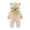 Beige, variant on Mercatoo Newborn Baby Flannel Baby Fleece Snowsuit Jumpsuit Warm Dance Hooded Outfits Double Line Design