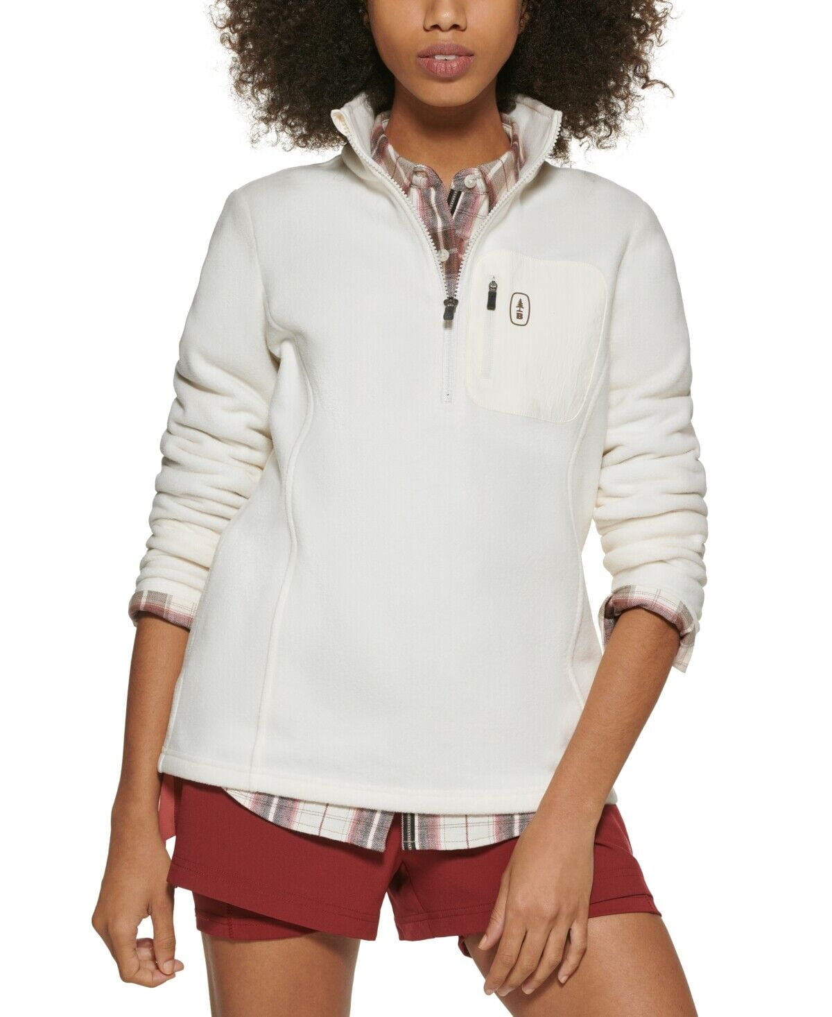 womens half zip running jacket