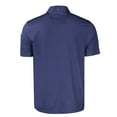 thumbnail image 3 of Men's Cutter & Buck Navy Dayton Flyers Big & Tall Pike Eco Tonal Geo Print Stretch Recycled Polo, 3 of 3