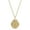 Gold, variant on 1928 Jewelry Flower of The Month Crystal Pendant Necklace 20