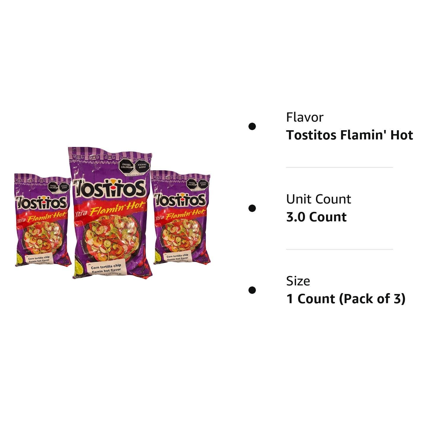 Tostitos Flamin' Hot 3x 175g