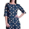 thumbnail image 4 of Moomaya Ensemble Kurta Imprimé en Coton 2 Pcs pour Femmes Robe Indienne Ensemble Ethnique, 4 of 6