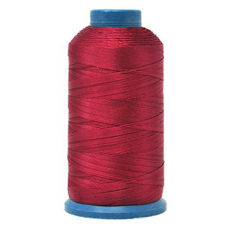 Bonded Nylon Thread for Sewing Leather, Upholstery, Jeans and Weaving Hair;  Heavy-Duty; 1500 Yards Size 69 T70