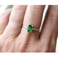 thumbnail image 5 of Chritmas Gift Natural Emerald 925 Sterling Silver Wedding Gift Ring For Him, 5 of 5