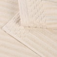 thumbnail image 3 of Superior Soho Ribbed Cotton 6-Piece Assorted Towel Set, Ivory, 3 of 9