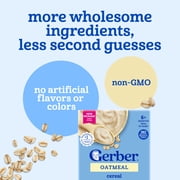 Gerber Baby Cereal, Oatmeal for Babies, Infant Cereal, Baby Breakfast, Stage 1 8 oz