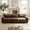 Dark Grey, variant on CKEASEAN 80" Modern Modular Boneless Loveseat Sofa, 2-Seater Deep Seat Cloud Sectional Couch, Plush Fabric Fabric, Comfy Compressed Couches for Living Room
