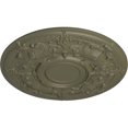 thumbnail image 3 of 28 1/8"OD x 1 3/4"P Oslo Ceiling Medallion (Fits Canopies up to 10 1/2"), Hand-Painted Spartan Stone, 3 of 6
