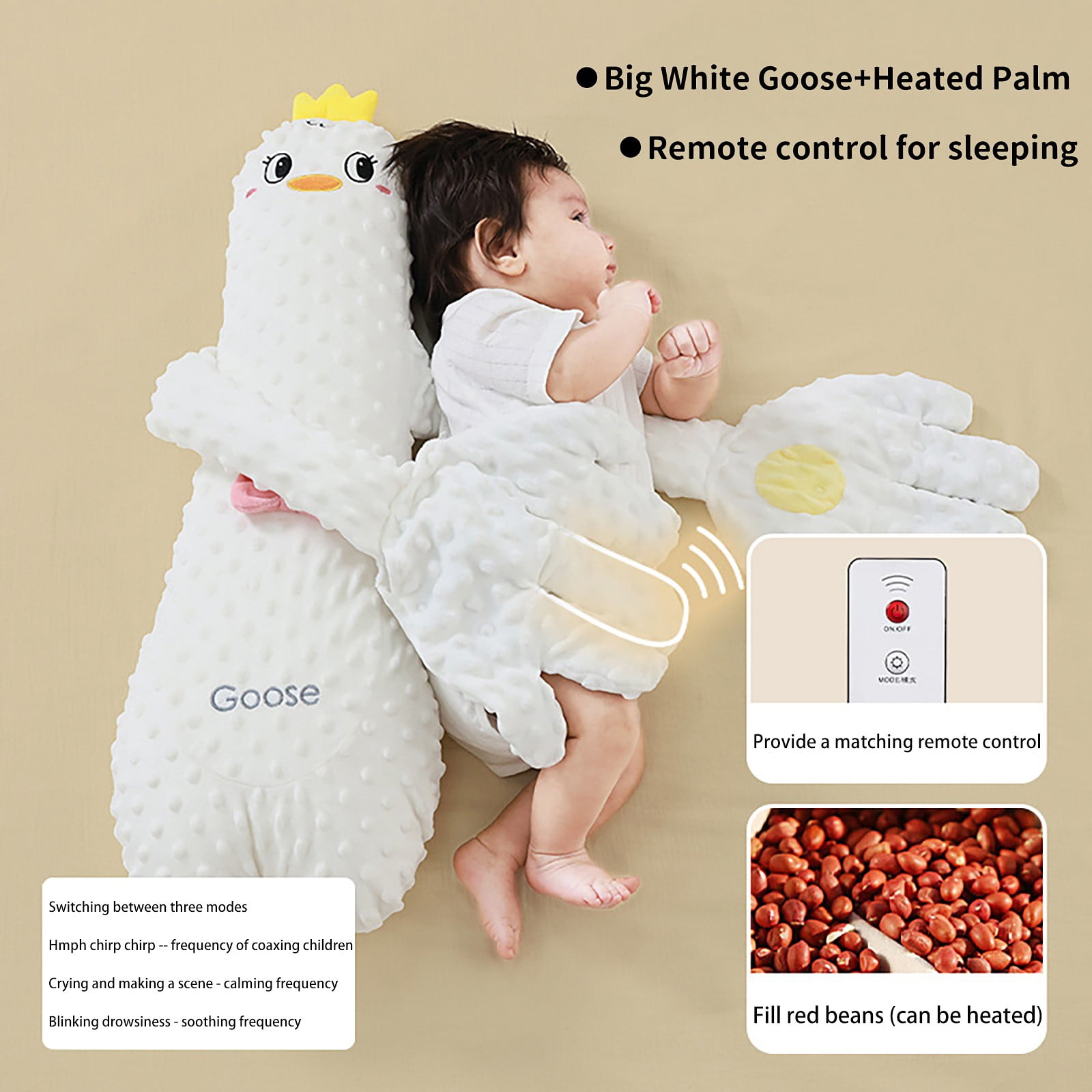 Baby Soothing Palm Hand Baby Soothing Toy With Automatic Patting