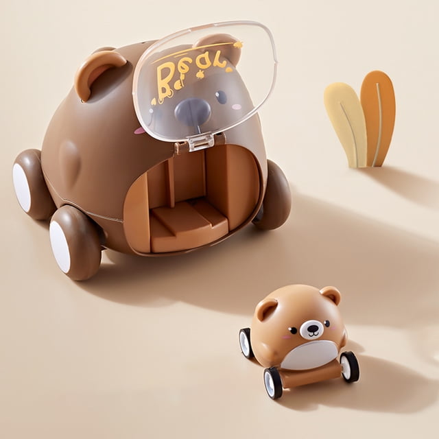 Juguetes de animales de Dibujos Animados de Automóviles Para Niños, Habilidades Motoras de Catapulta para Automóviles Interactivos Para Regalos para Niñas